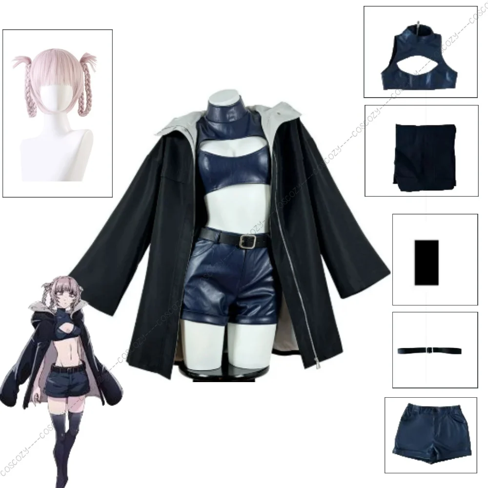 Anime Yofukashi No Uta Cosplay Nanakusa Nazuna Cosplay disfraz peluca llamada de la noche Cosplay disfraz capa de Halloween