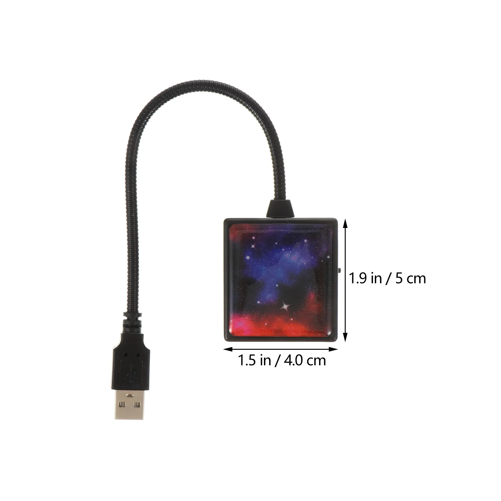 USB Car Star Projector Light Compact Interior Ambient Lamp for Vehicle Bedroom Stage Romantic Decor Gift