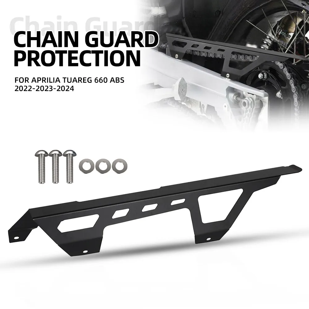 For Aprilia Tuareg 660 ABS 2022-2023-2024 Rear Fender Mudguard Chain Guard Protector Decoration Chain Sprocket Cover Tuareg660