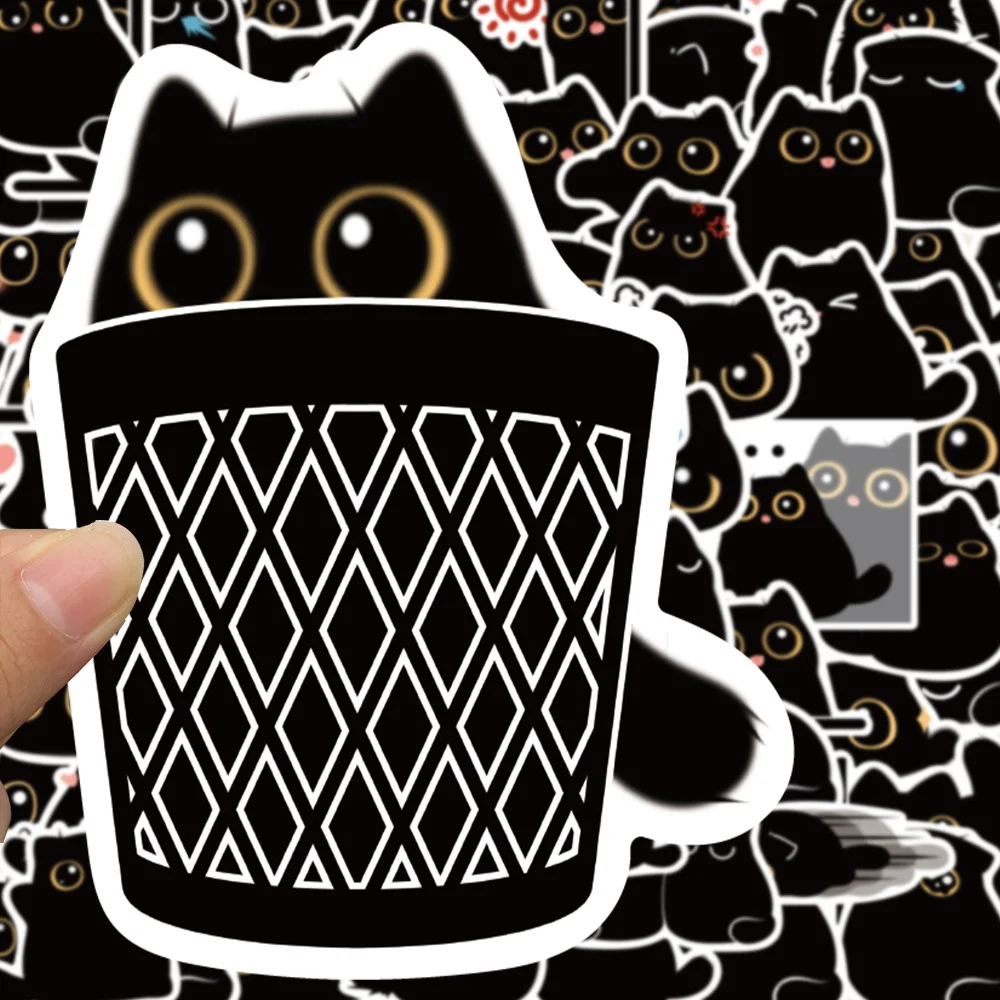 

10/30/50/100pcs Funny Cute Cartoon Cat MEME Stickers Decals DIY Skateboard Suitcase Notebook Car Waterproof Graffiti Sticker Toy