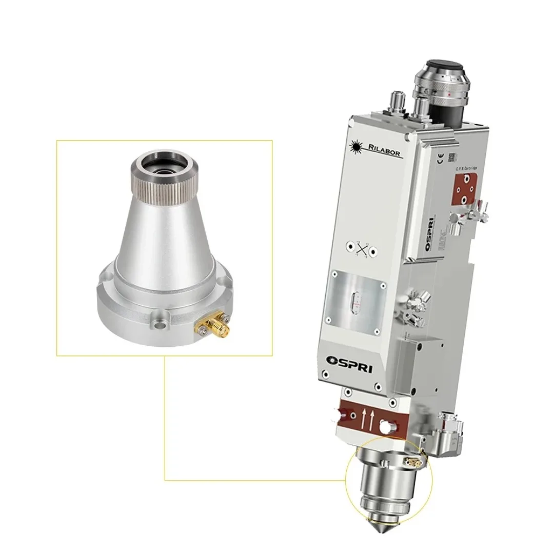 

Ospri Fiber Laser Metal Cutting Head Laser Nozzle Sensor Connector Nozzle Connection Parts LC218 3D H82