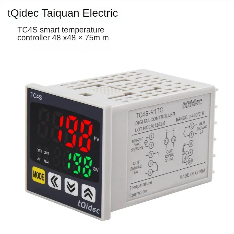 Temperature control instrument TC4S multiple input signals digital display intelligent PID regulation