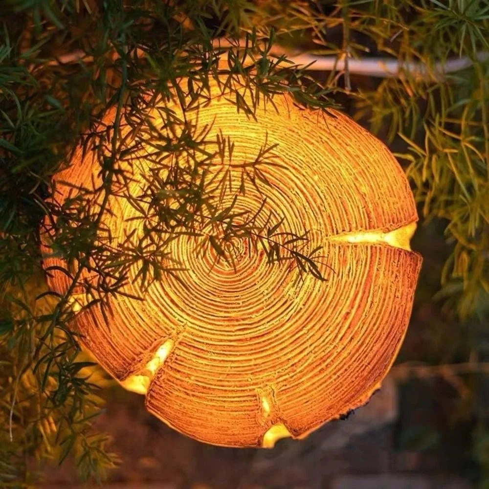 IP65 Waterproof Solar Landscape Light LED Light Source High Brightness Outdoor Garden Light Fiberglass Material