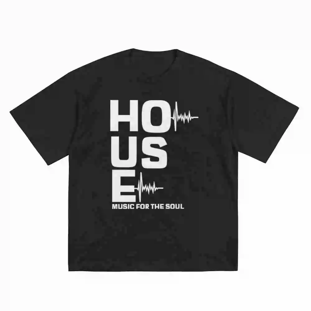 House Music Deep Rave Ibiza Soulful DJ Soul Jazz Funk Short Sleeve Tee 100% Cotton T-Shirt
