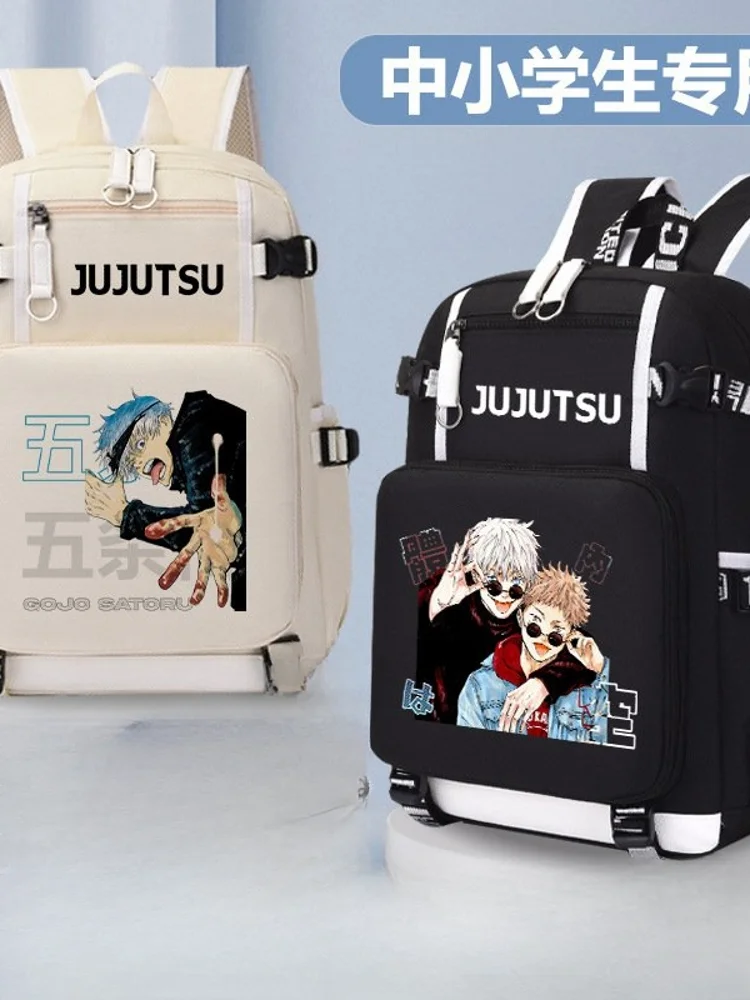 

Anime Jujutsu Kaisen Satoru Gojo Itadori Yuji Cosplay High Appearance Level Delicacy Student Schoolbag Backpack Large Capacity