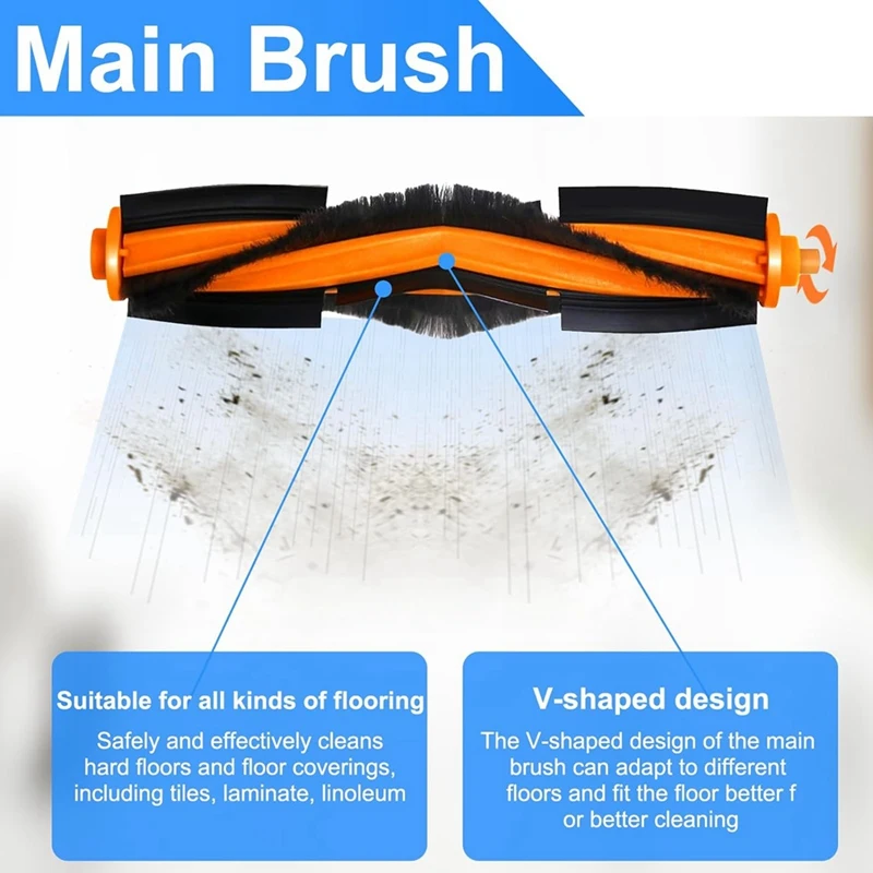 N85R-アクセサリー Yeedi Vac Max、Vac Hybrid、Vac 2 Pro、Vac Station K760、Ecovacs Ozmo Deebot T8 N8 Pro + ロボット用