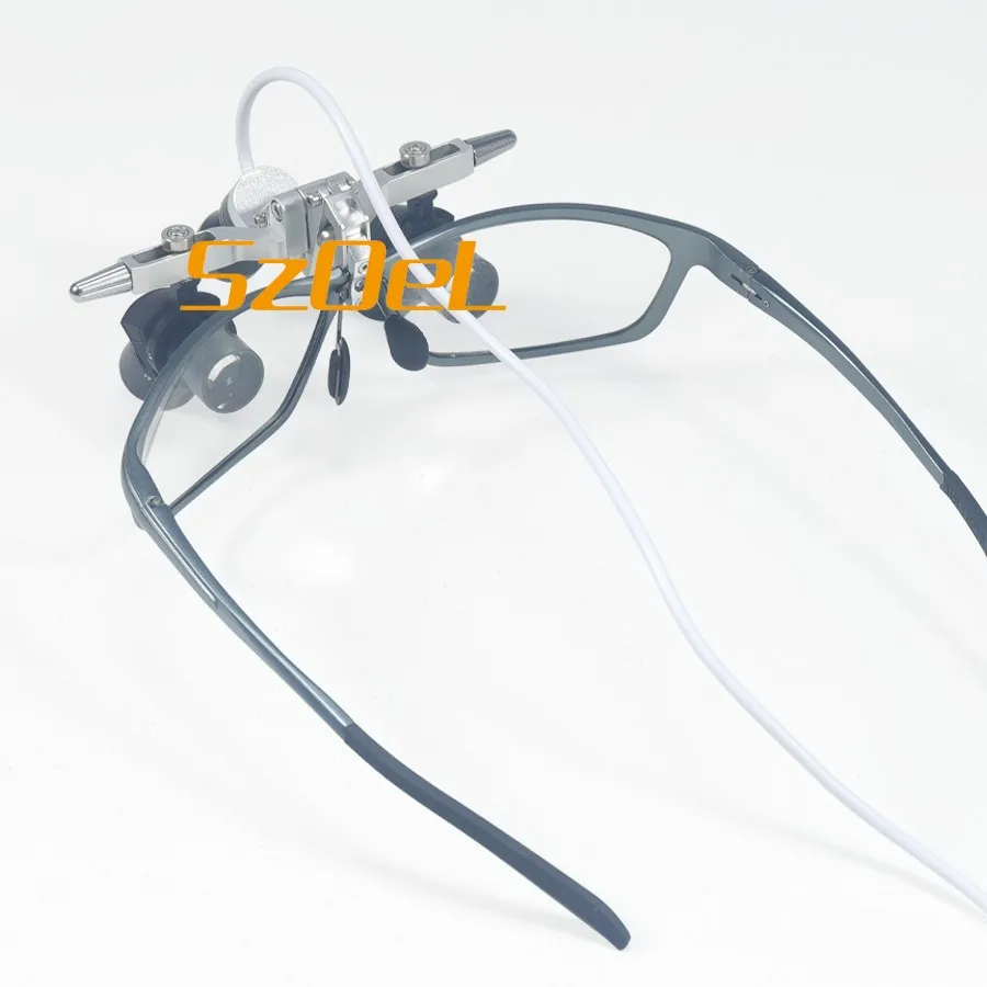 Loep 4.0X/5.0X/6.0X Medische Ergo Loep Uitgerust met Spotlight voor Orale Oor Neus en Keelchirurgie Werkafstand 350-450mm