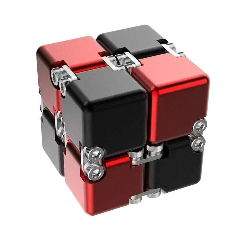Infinite Magic Cube Metal EDC Stress Relief Pocket Toy Disassembled Assembled Developing Intelligence Decompression Toy