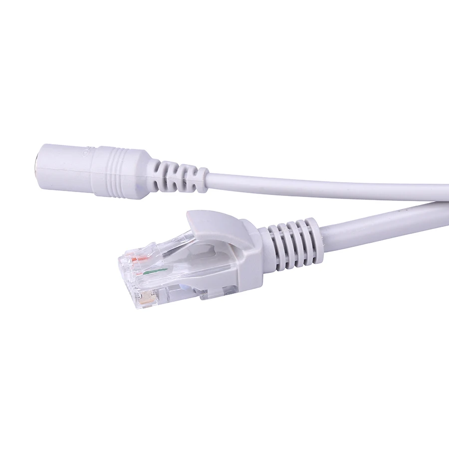 CCTV RJ45 كابل إيثرنت كاميرا مراقبة تيار مستمر الطاقة Cat5 شبكة الإنترنت LAN الحبل POE IP كاميرا واي فاي اتصال