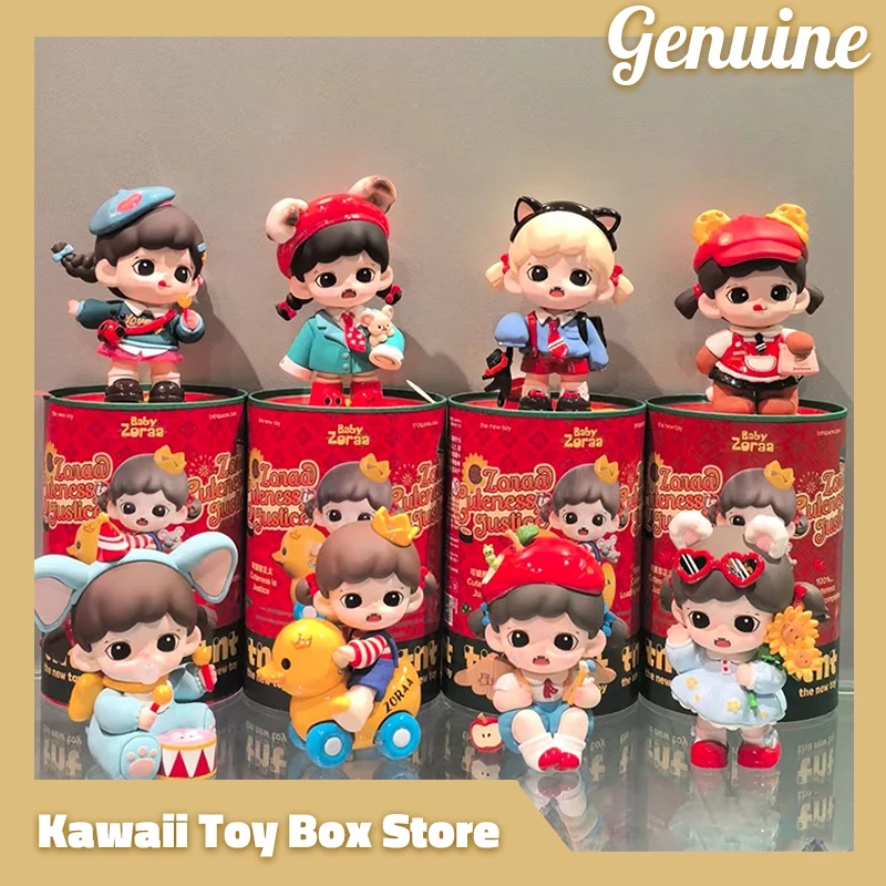 

Genuine Zoraa Cuteness Is Justice Series Blind Box - Surprise Mystery Desktop Ornament Cute Cartoon Model Figure Customized Gift