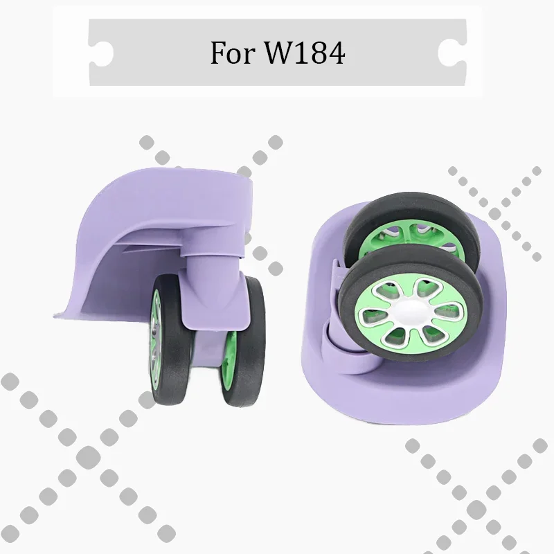 

For W184 Luggage Wheel Repair Swivel Wheels 360° Rotation, Silent Operation Wear-Resistant Rubber Replacement Parts For Trolley