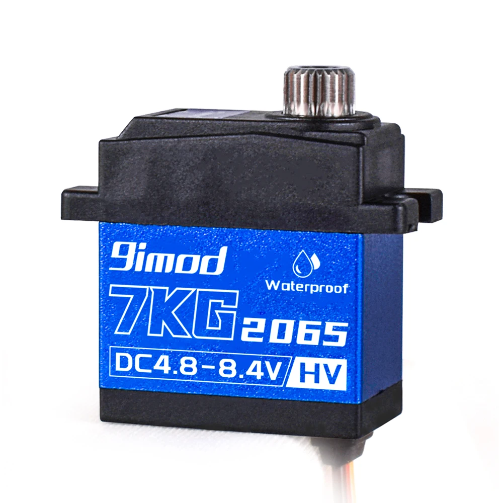 9IMOD 7 кг 2065 цифровой сервопривод водонепроницаемый HV металлический шестерня мини сервопривод с звуковым сигналом/кронштейном/рулевыми тягами для TRX4M 1/18 RC автомобиля