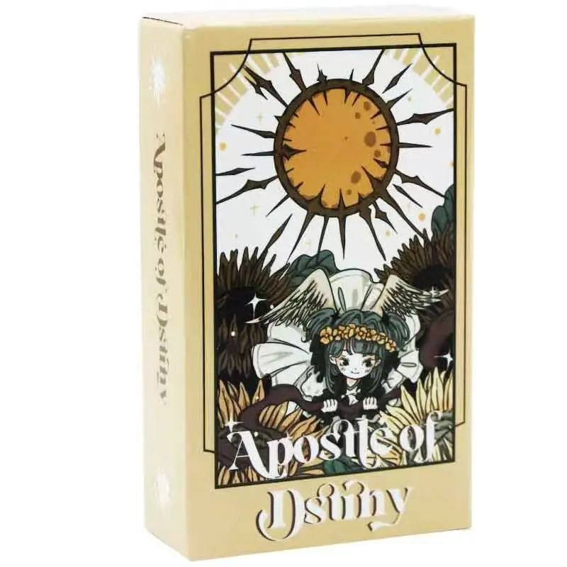 10,3 * 6 cm Zależne od oryginalnego systemu Rider Waite System Apostle of Destiny Tarot Deck 78 sztuk Cartoon Tarot Cards