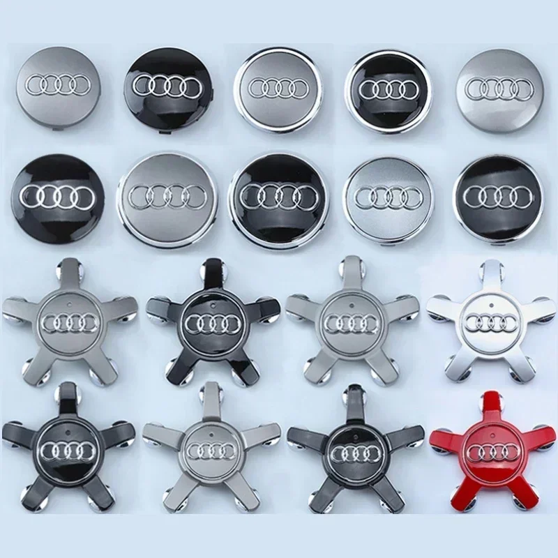 

4 шт. 60/61/68/69/77 мм крышка центрального колеса автомобиля для Audi A6 A7 A8 A3 A4 A5 A6 S3 S4 Q3 Q5 Q7 RS3 RS4 RS5 RS6 TT аксессуары