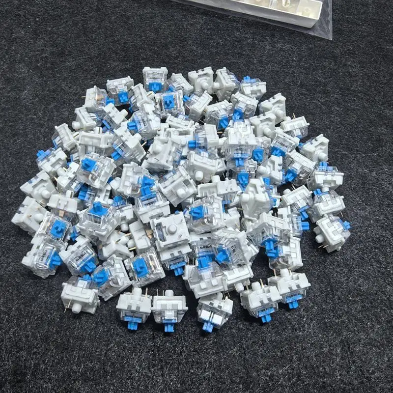 500Pcs Hot Swap Keyboard Switches High Response Durable with Key Cap Puller for Gamer Custom Mechanical Keyboard Build