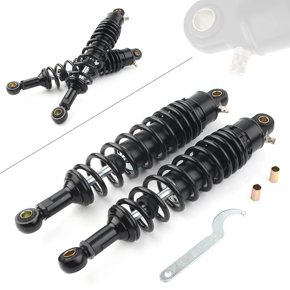 Motorcycle 320mm Suspension Rear Shock Absorber Set for Yamaha TY125 Suzuki Kawasaki Motorbike Univeral