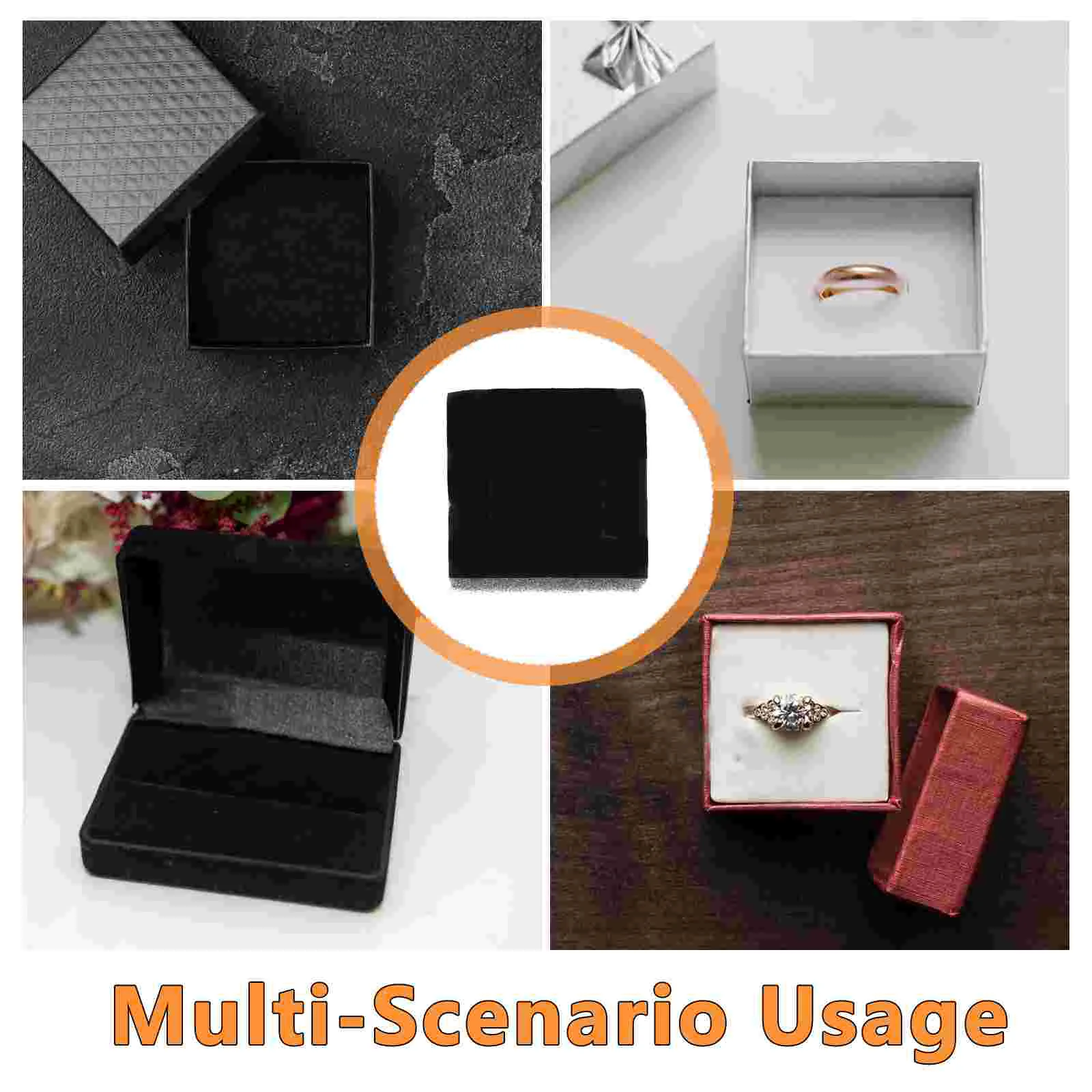 20 Pcs Jewelry Box Ring Holder Inserts Liner Organizer Display Case Sponge Tray