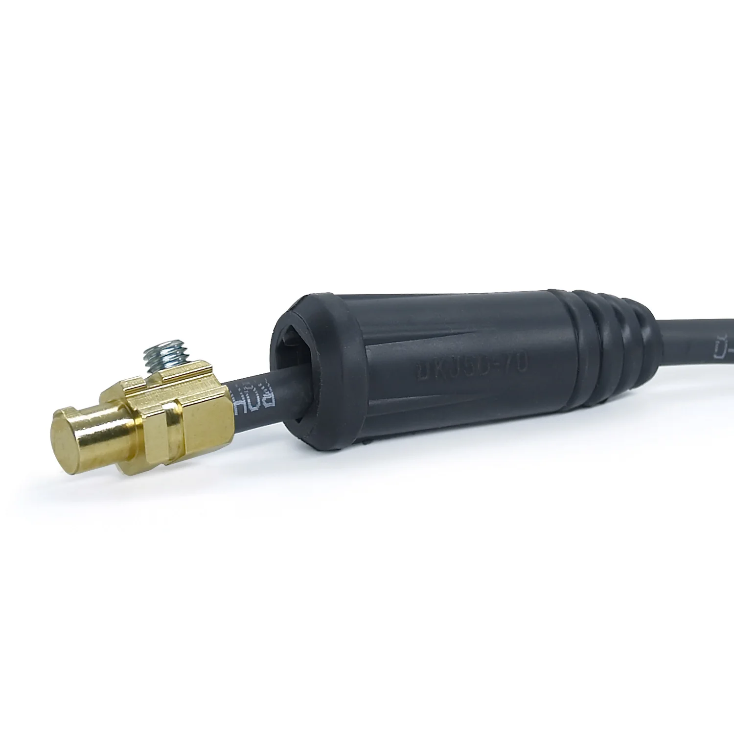 เชื่อมต่อสายเชื่อมสำหรับเชื่อมท่อแพคเกจ/Ground Connector DKJ 50-70 TIG Mig Mag เชื่อมอุปกรณ์