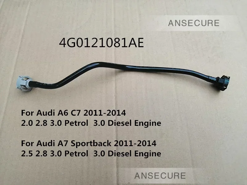 

Шланг вентиляции расширительного бачка охлаждающей жидкости (левый передний) для Audi A6 C7 A7 2011-2014, 4G0121081AE