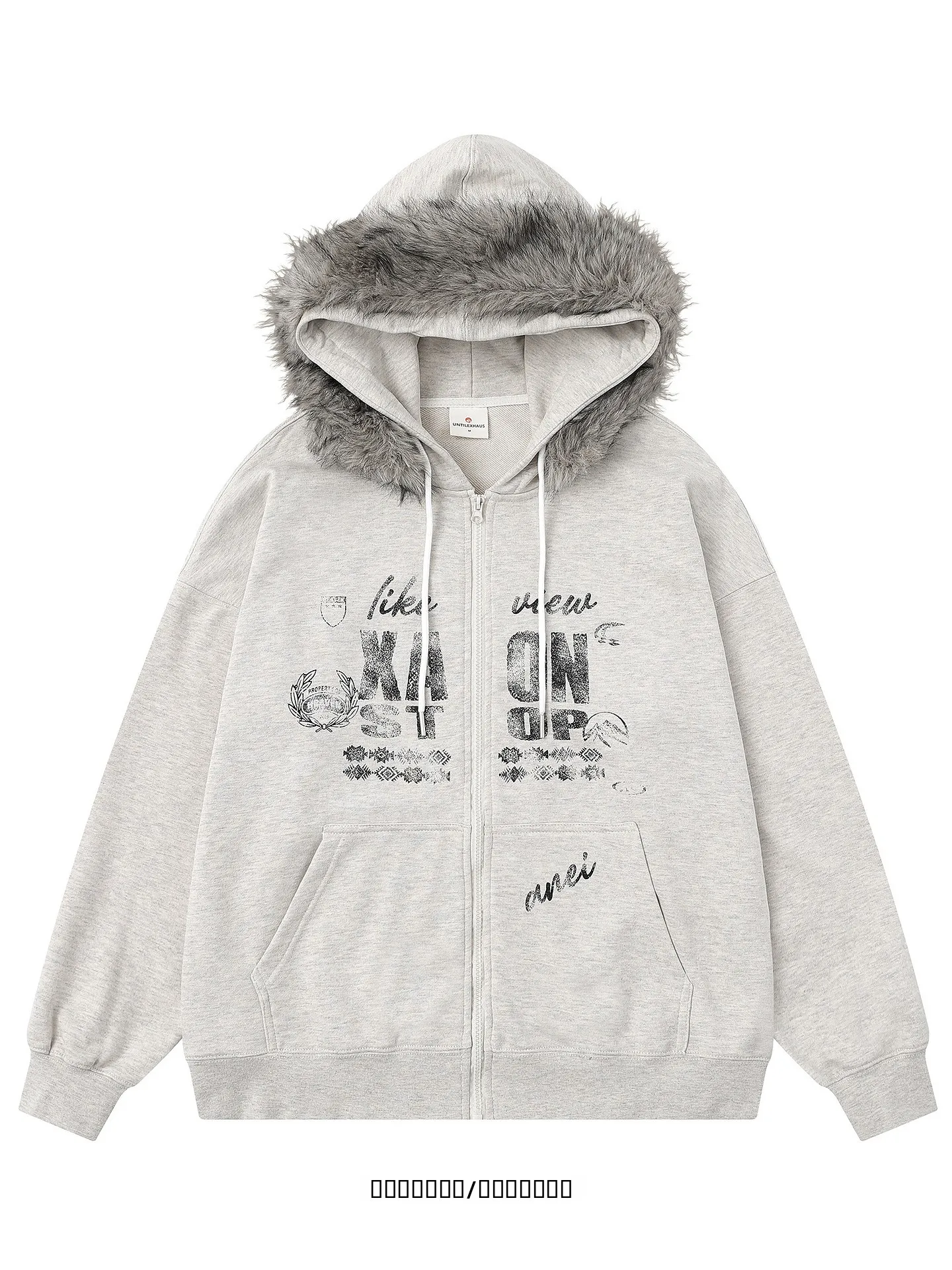 

Новая модная толстовка в стиле ретро с буквенным принтом, свободного кроя, для пар, дышащая, из смеси хлопка и полиэстера