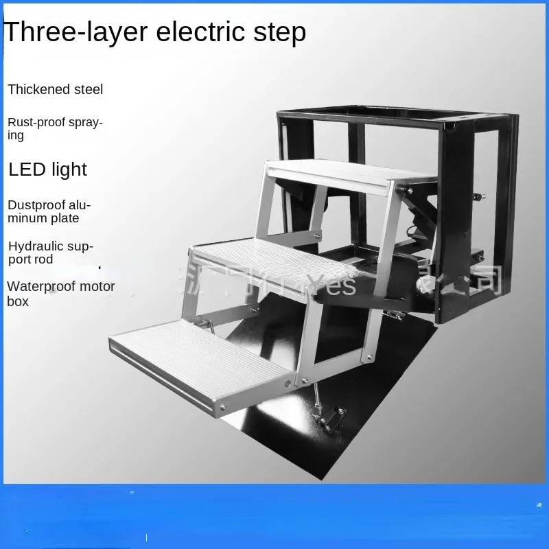 

RV внедорожник трехслойная электрическая складная ступенчатая пластина прицеп утолщенная сталь с фотоусадочной педалью электрическая педаль
