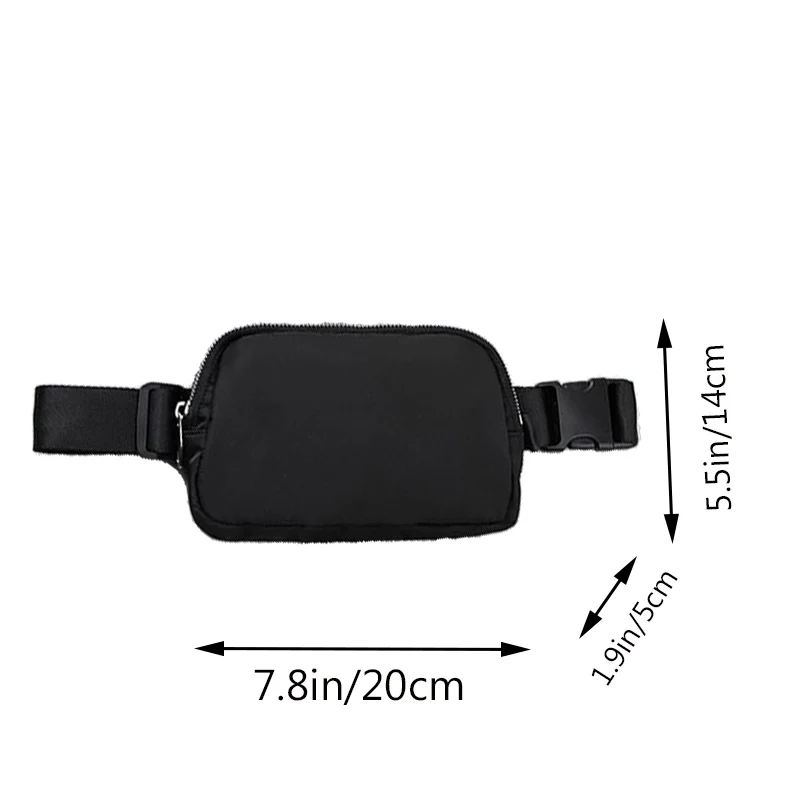 Sports waist pack Yoga Storage Bag Neutral Mini Workout Running waterproof chest Bag Diagonal fashion waist pack