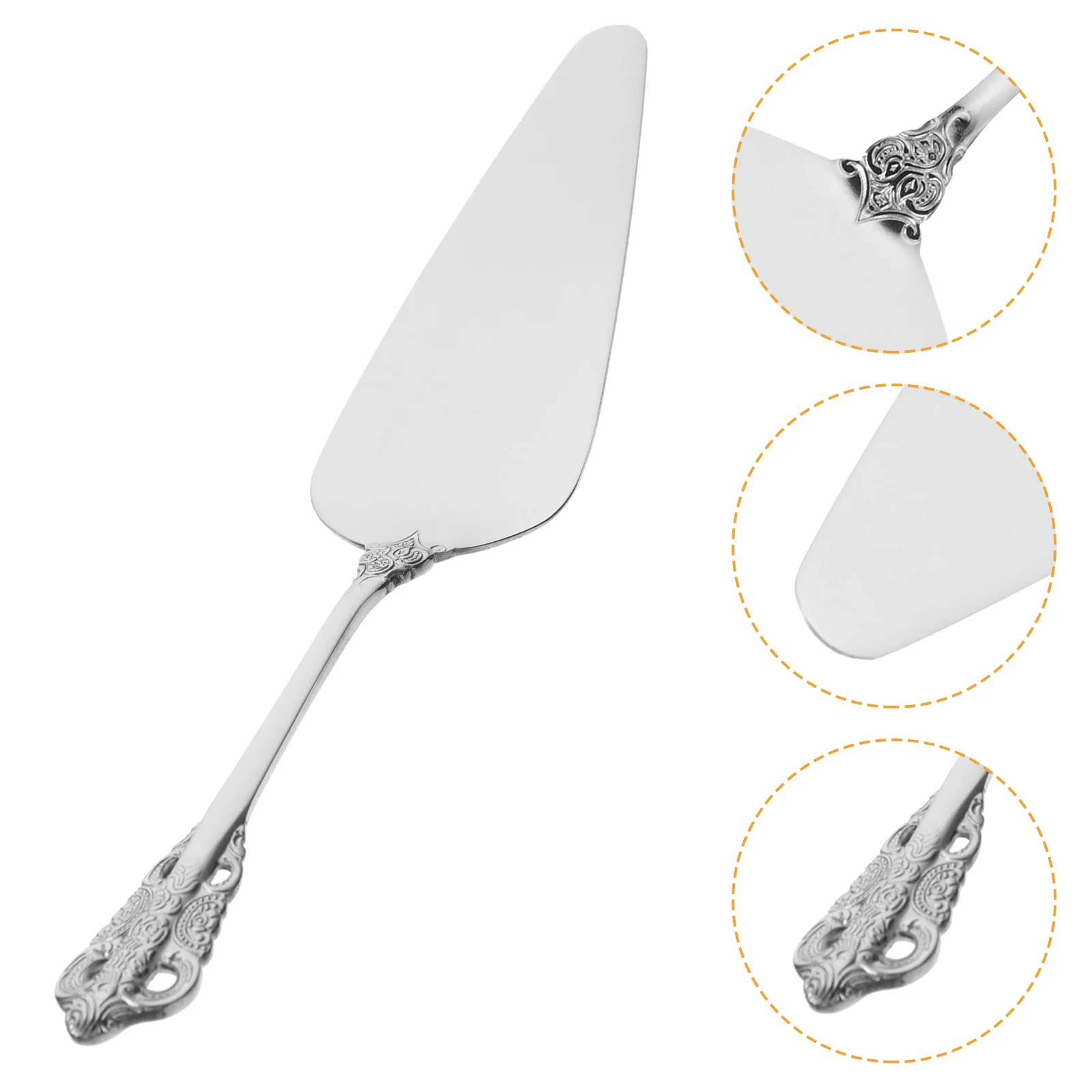 Stainless Steel Cake Slicer Cake Server Spatula For Wedding Birthday Party Kitchen Essentials Cheese Baking Tool Easy