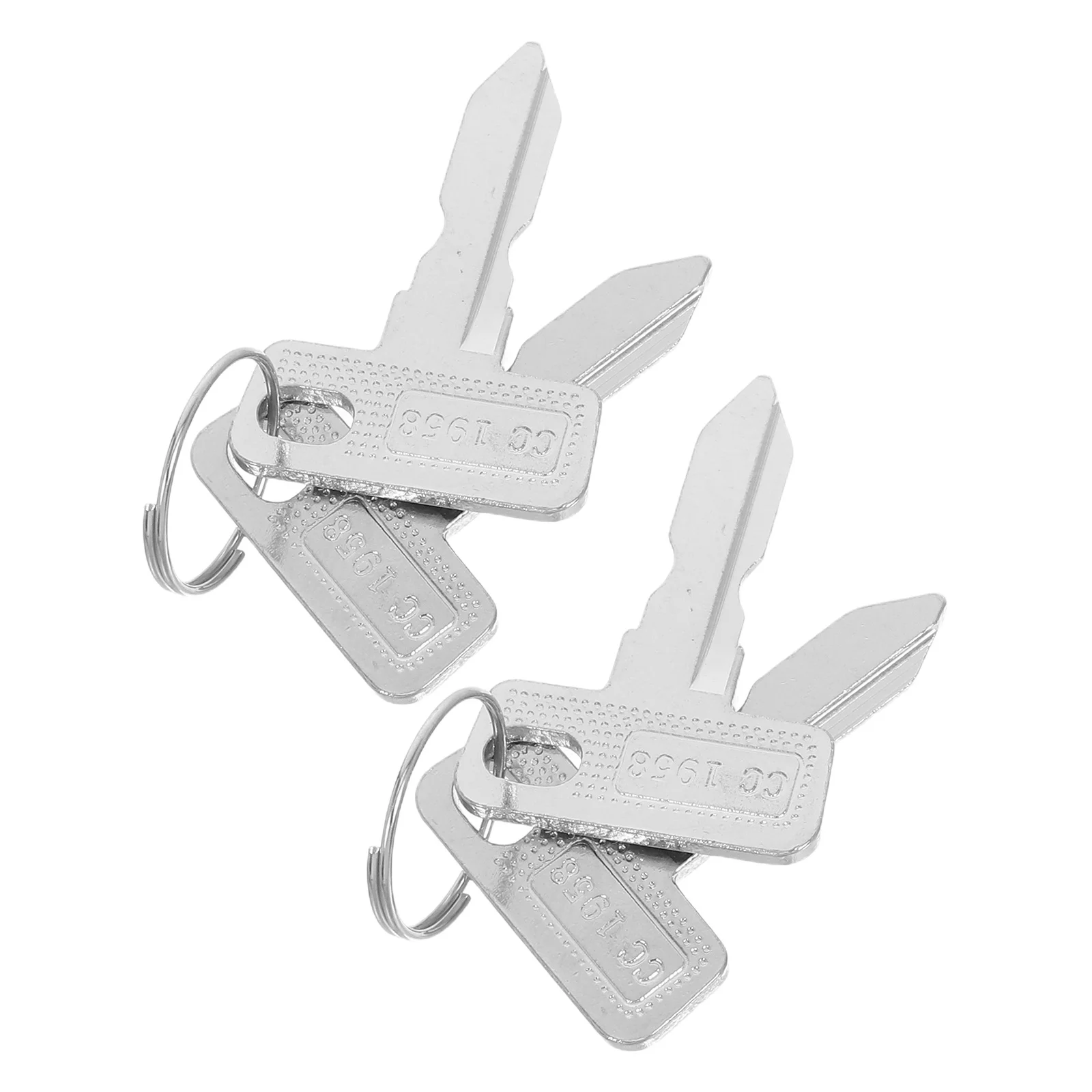 

4Pcs Golf Cart Key Replacement Wear-Resistant Ignition Keys with Lanyard Anti-Loss Design for Club Car Golf Buggy