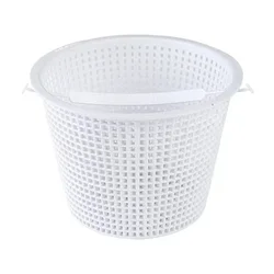 Borracha piscina skimmer cesta, acessórios de substituição, branco/azul, novo