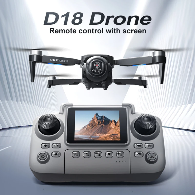 2026 D18 Drone 8K Aerial HD Dual Camera Photography Intelligent Obstacle Avoidance Brushless Motor 5G WIFI GPS Return VR Drone