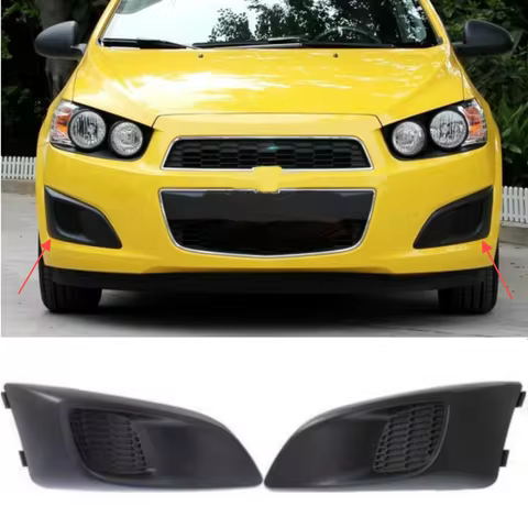 For 2012-2016 Chevrolet Sonic front bumper fog cover grille