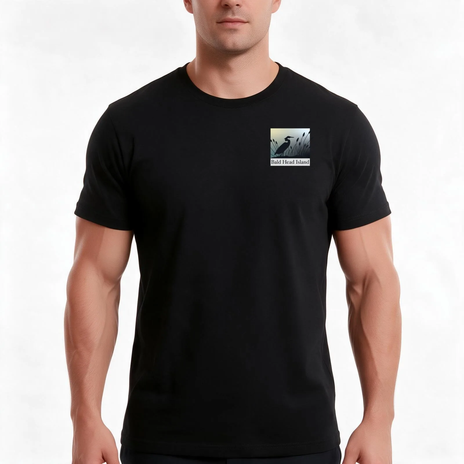 Bald Head Island Marsh T-Shirt, Summer Casual Cotton Tee, Oversized Streetwear Tops, Vintage Graphic Print, Unisex Men Women