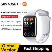 New world Premiere Global Version Xiaomi Smart Band 8 Pro 1.74”AMOLED display Built-in Up to 14-day battery life 5ATM Water