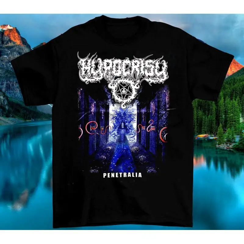 

Новая футболка Hypocrisy Band Music, черная, размеры от S до 5Xl, Vc519