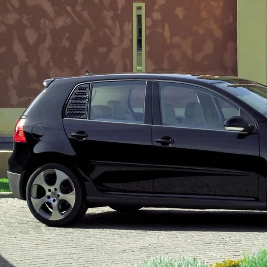Glänzendes Schwarz/Carbon-Look, hintere Dreieck-Fenster-Spoiler-Bodykits für Volkswagen Golf 5 MK5 2003–2010 – Detail 7