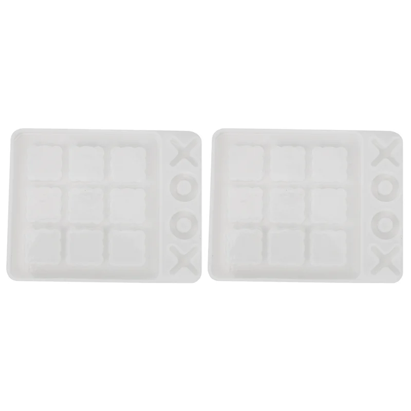 

YWDZ-2X Tic Tac Toe Game, полимерные формы, силиконовые XO шахматные доски, форма для эпоксидной смолы, сделай сам, ремесло для детей и взрослых