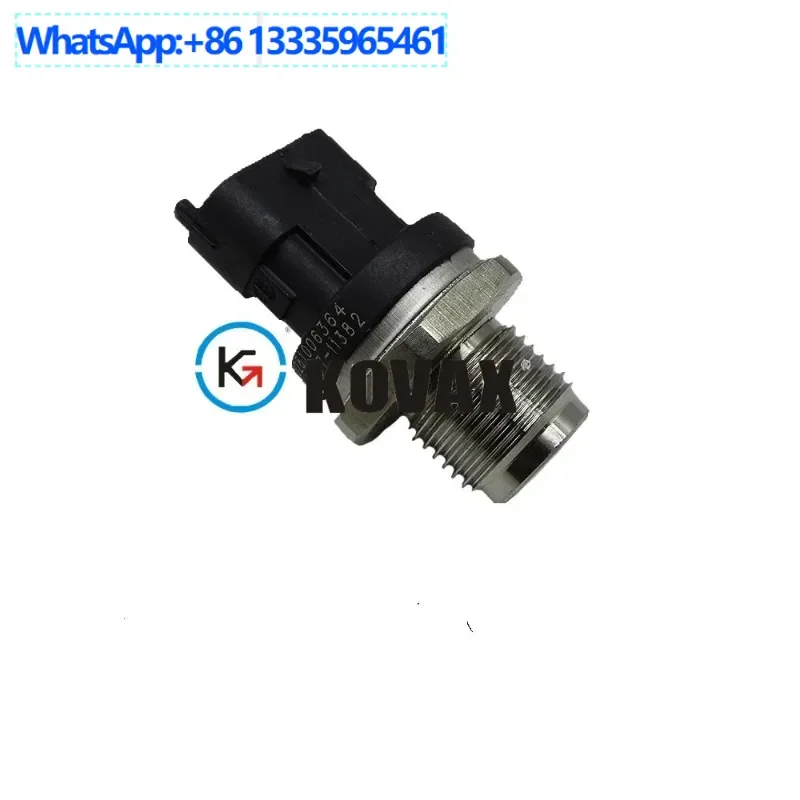 

2PCS PC200-8 PC220-8 Common Rail Pressure Sensor 0281006364 Excavator Parts