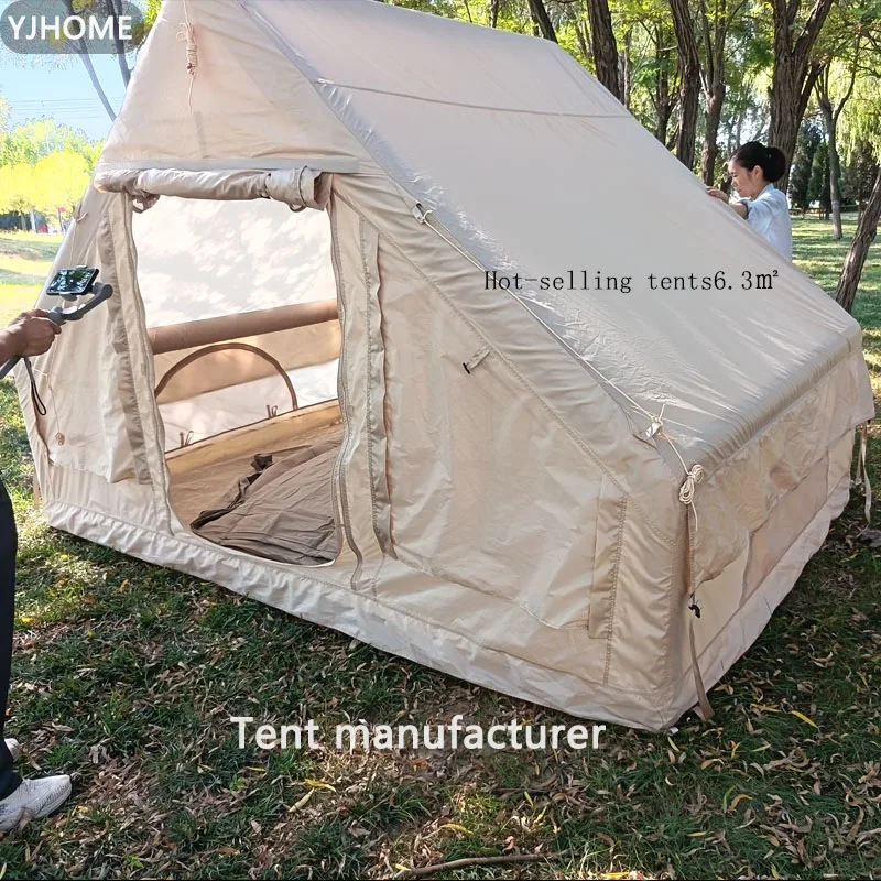 

Inflatable Tent House Fly Quick Setup Waterproof Portable Family Outdoor Picnic Camping Air Hiking Trip Four-season Oxford