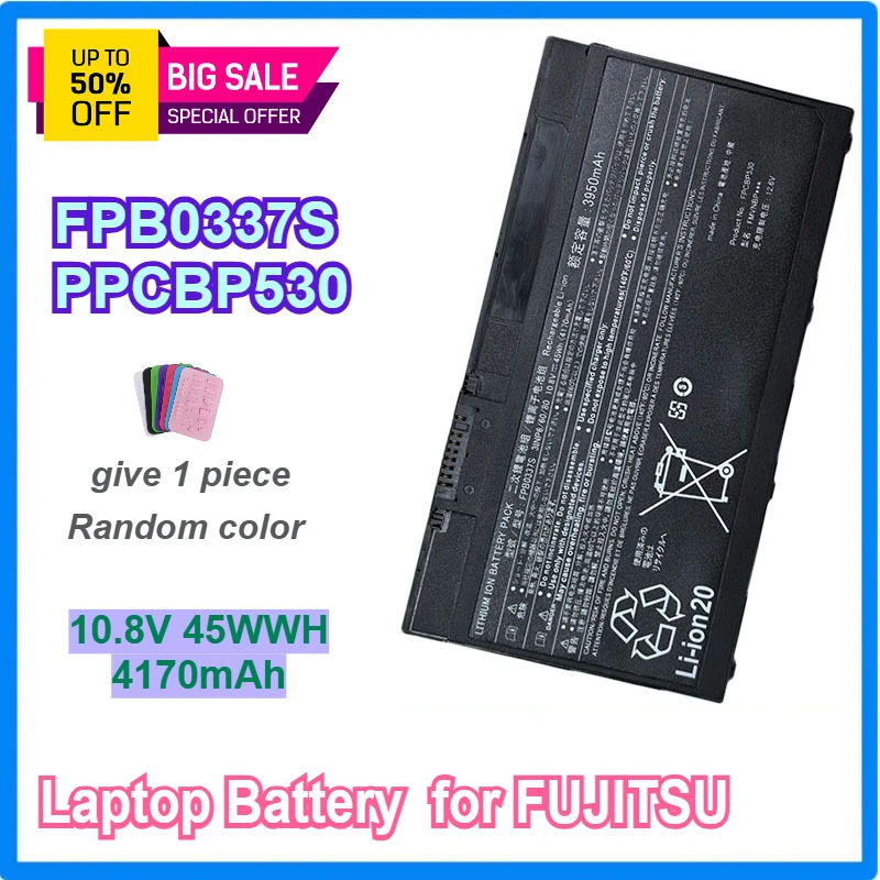 

Laptop Battery FPB0337S PPCBP530 FMVNBP246 for FUJITSU Lifebook P727 P728 U727 U728 U729 U729X Series