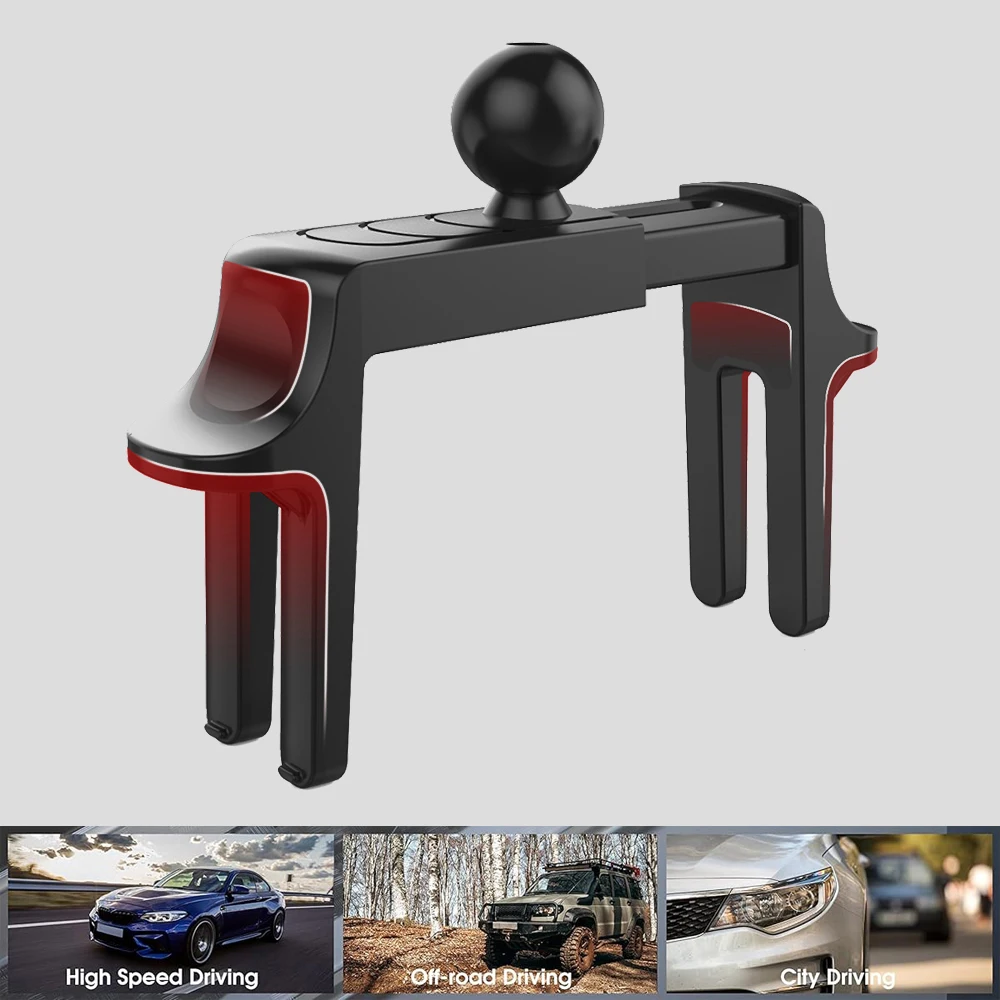 

17mm Ball Head Round Air Outlet Bracket Clamp for Car Phone Holder Universal Car Air Vent Cell Phone Mount Base Accessories