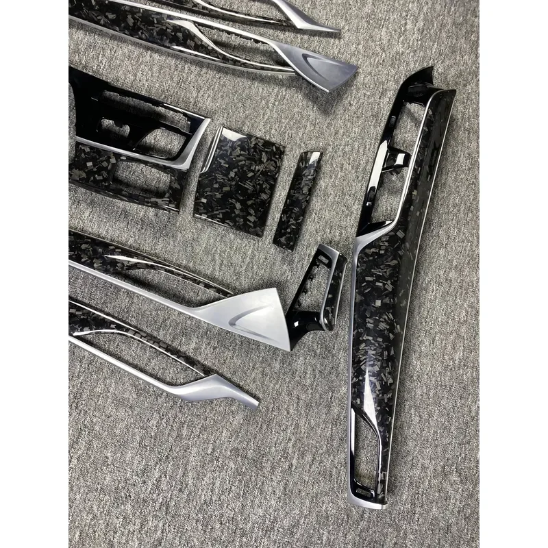 Forged Carbon Fiber Dashboard Panel Interior Trim Kit for F90 M5 G30 5 Series