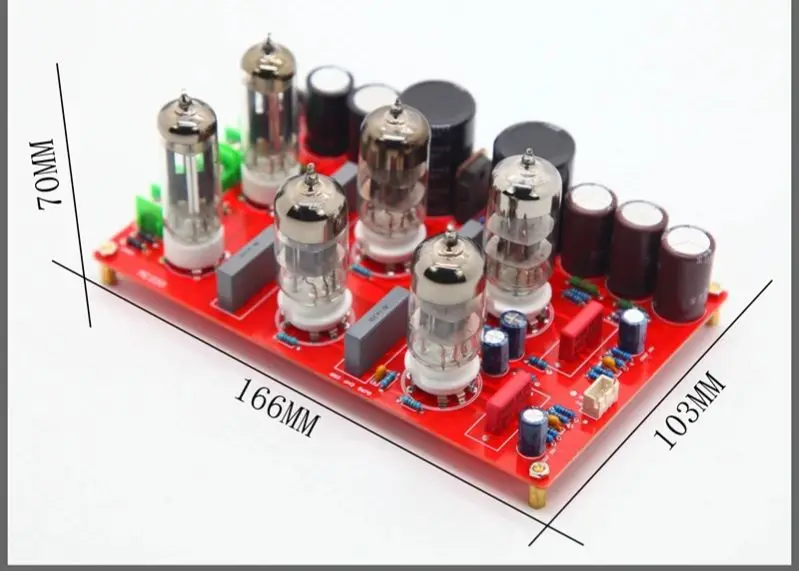 HIFI tube preamplifier MC220 audiophiles have tube preamplifier finished boards