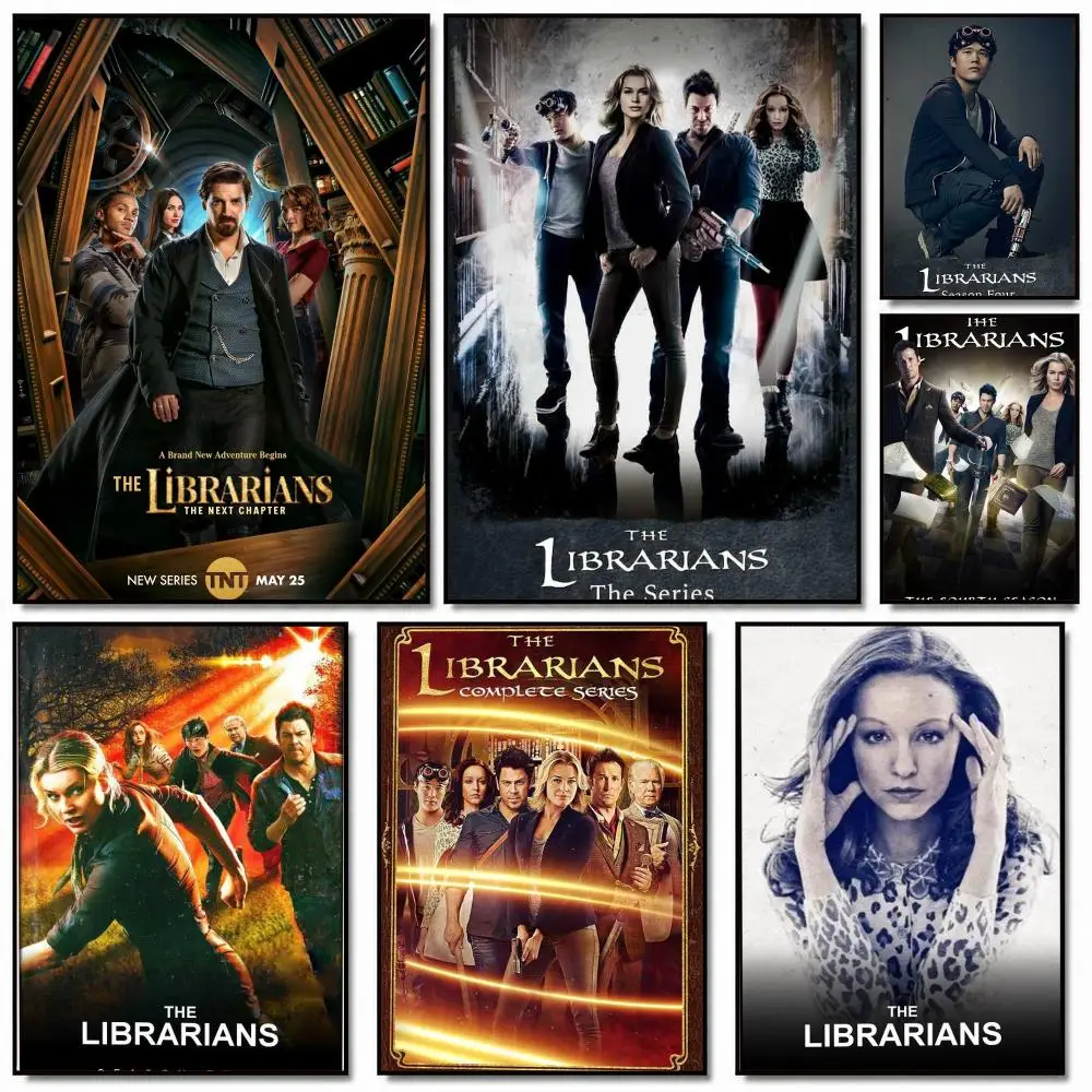 tv series T-The Librarians-S Poster Removable Wall Sticker for Home Cafe Bar Office Interior Decor