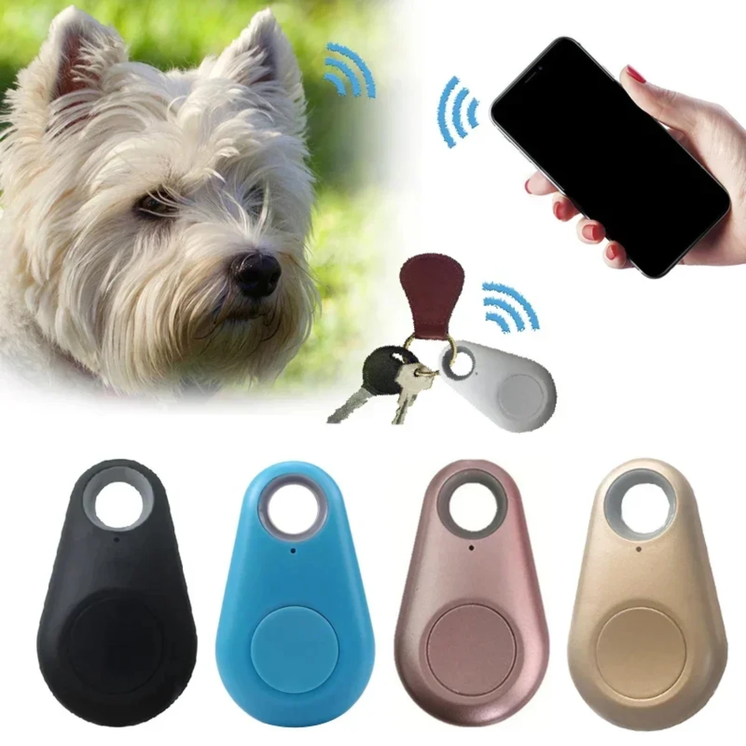 Portable and reliable Bluetooth anti-lost tracker - Convenient security for keys, wallets, and bags - Peace of mind for cat or d