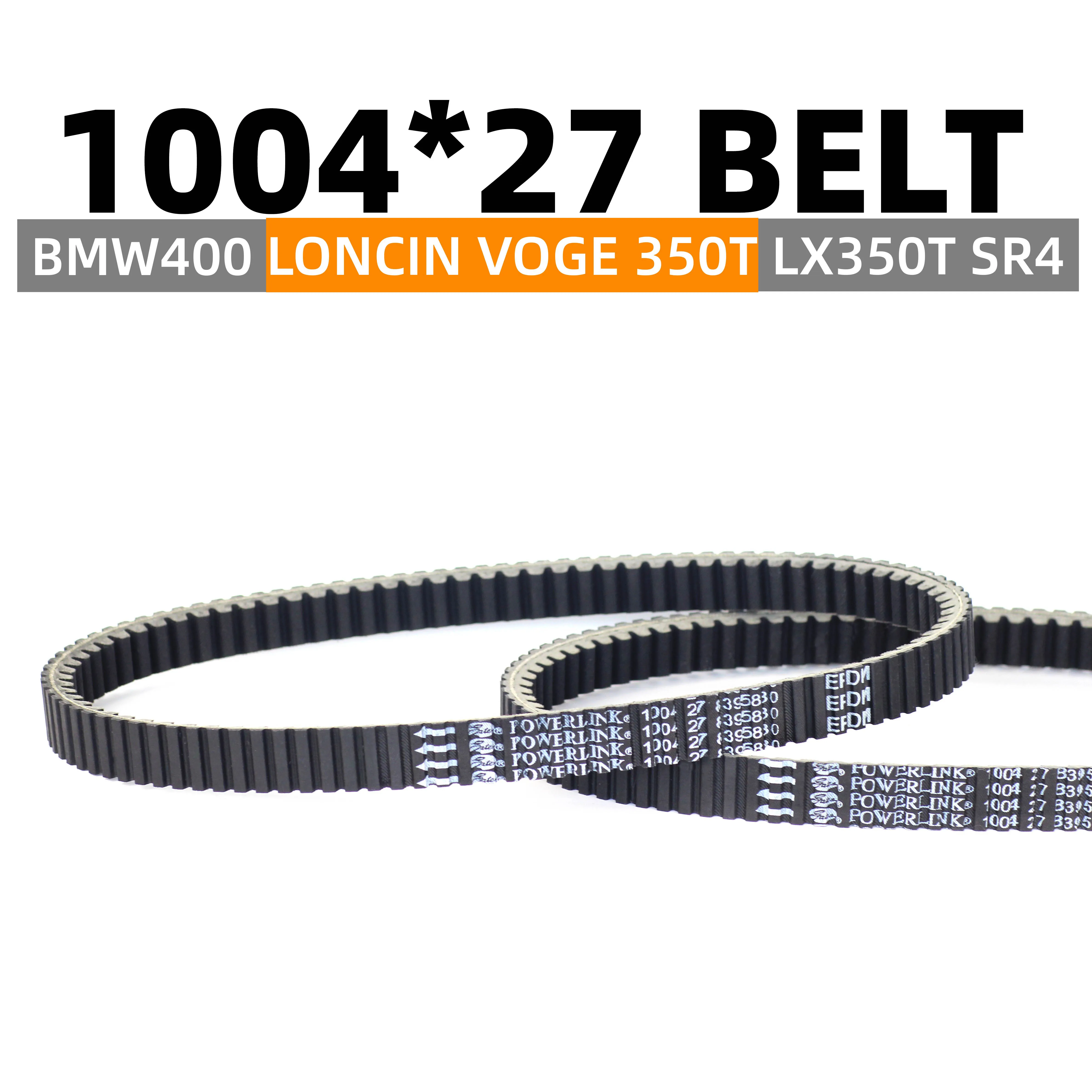 

Kevlar GENUINE Scooter V-Belt 1004x27 For BMW400 LONCIN VOGE 350T LX-350T LX350T SR4 1004 27 BWM 8395830 Motorcycle Drive Belt
