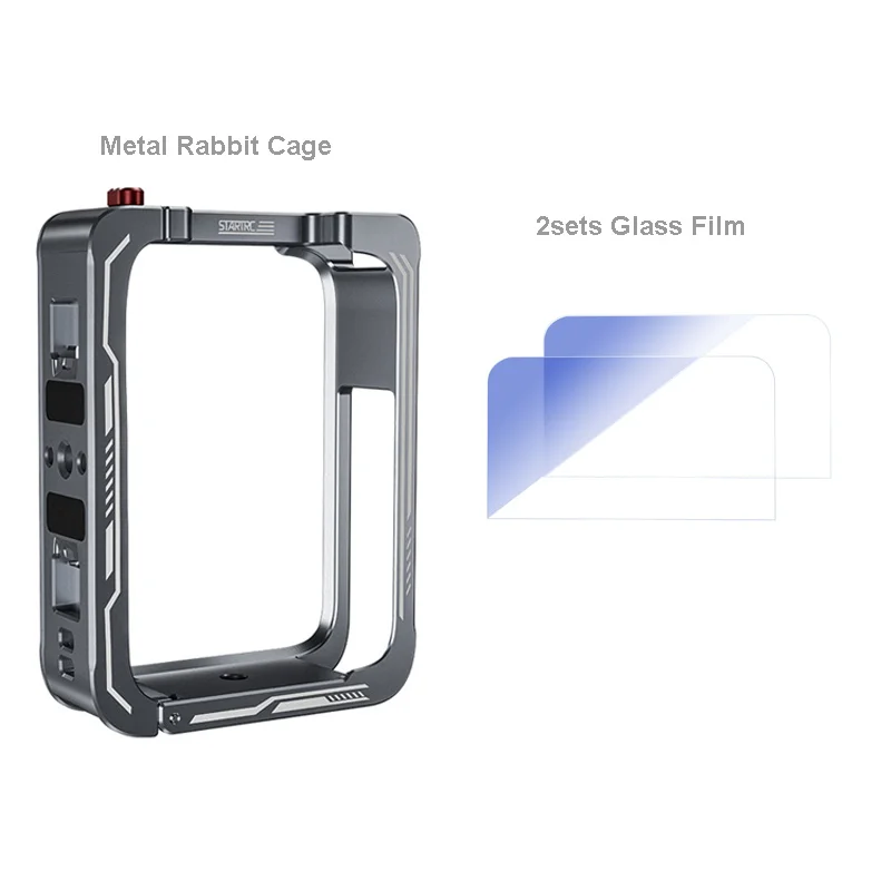 Aluminium Beschermhoes Voor DJI OSMO 360 Camera Accessoire Frame Konijnenkooi Koude Schoen en 1/4 "Draden