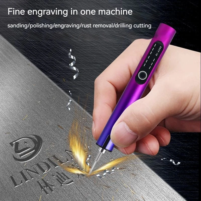 Home DIY electric mini grinder engraving pen wireless grinder with battery wireless micro rotary tool for drilling jewelry metal