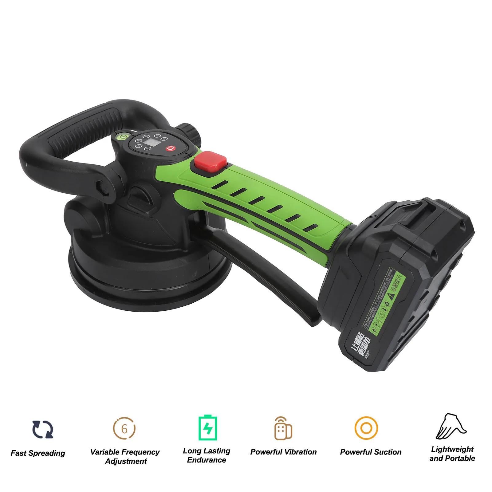 Maszyna do wibracji płytek Akumulator litowy o dużej mocy 16,8 V Maszyna do poziomowania wibracji płytek do szkła