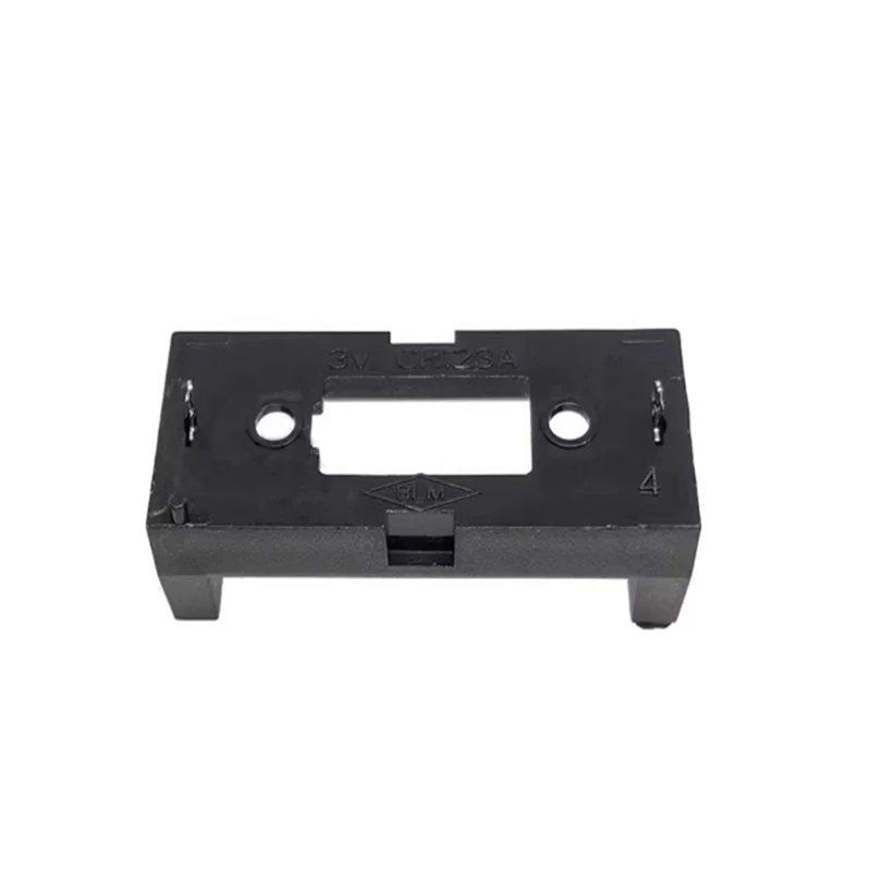 CR123A battery holder, 3V lithium battery box, PCB soldering type with pins