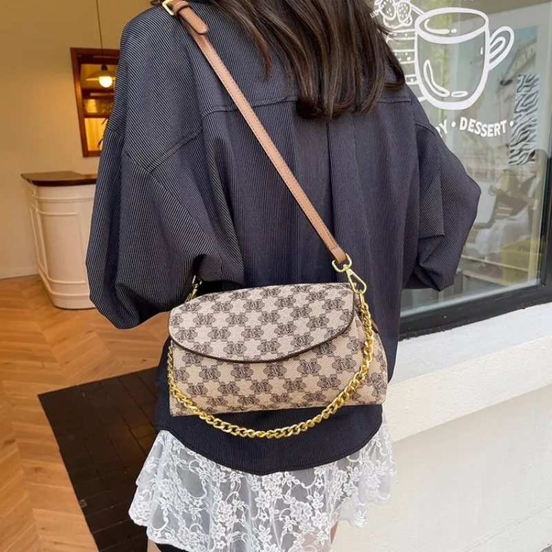 

Quilted Diamond Pattern Shoulder Bag For Women Luxe Faux Leather Handbag Chain Strap Crossbody Bag For Evening Events